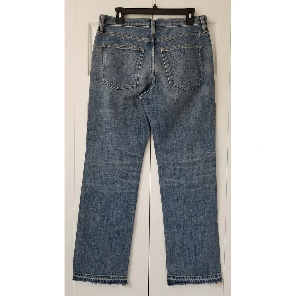 J. Crew Mid Rise Straight Jean in 1984 Rigid Size 28 NWT $148 CC632‎